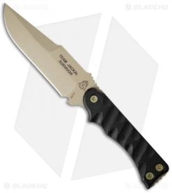 TOPS Knives Team Jackal Survivor Fixed Blade Knife (4.75" Coyote Tan) TMJK-5S