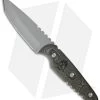 TOPS Knives UTE XL Knife Fixed Blade Tanto (4" Grey) UTE-XL04HP