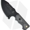 TOPS Knives M1 Midget Knife (3.75" Black Plain/Serr) M1MGT-01
