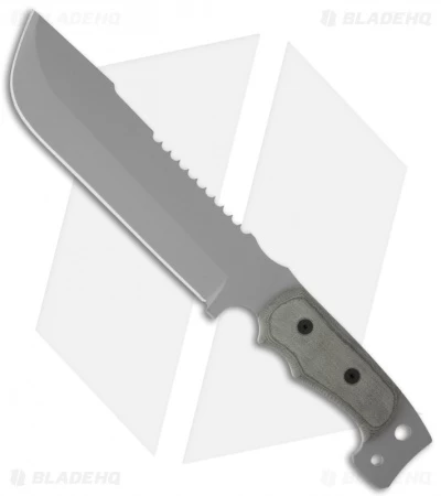 TOPS Knives M4X Punisher War Zone Knife (8.5" Gray Plain) M4X-01