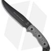 TOPS Knives Moccasin Ranger Knife (6.5" Black Plain) MR88