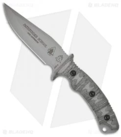 TOPS Knives Pathfinder School Knife (4" Gray Plain) PFS-01