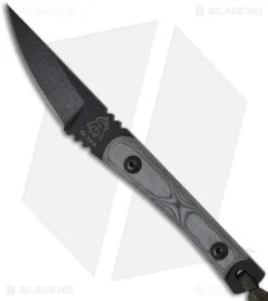 TOPS Knives Scalpel Neck Knife W/ Micarta Handle (2.4" Black) SSS07