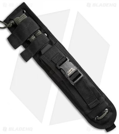 TOPS Knives Screaming Eagle Tanto Point Knife Paracord (5.625" Black) SE6020-PBT - Image 3