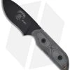 TOPS Knives Strikar XL Hunter's Point Knife Micarta (4" Black) STXL03-HP