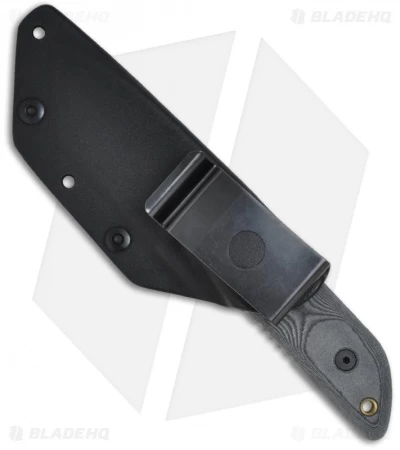 TOPS Knives Strikar XL Hunter's Point Knife Micarta (4" Black) STXL03-HP - Image 3