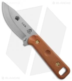 TOPS Knives CUB Compact Utility Knife Fixed Blade (3.75" Plain) CUB-01