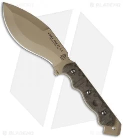TOPS Knives Cuma Tak-Ri 3.5 Kukri Fixed Blade Knife (7" Tan) CUMATK-3.5