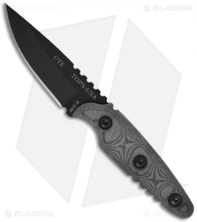 TOPS Knives UTE Hunters Point Fixed Blade Knife (PLN) UTE-02