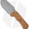 TOPS Knives XcEST-Alpha Fixed Blade Knife W/ Coyote Sheath (3.25" Gray) XCEST-A